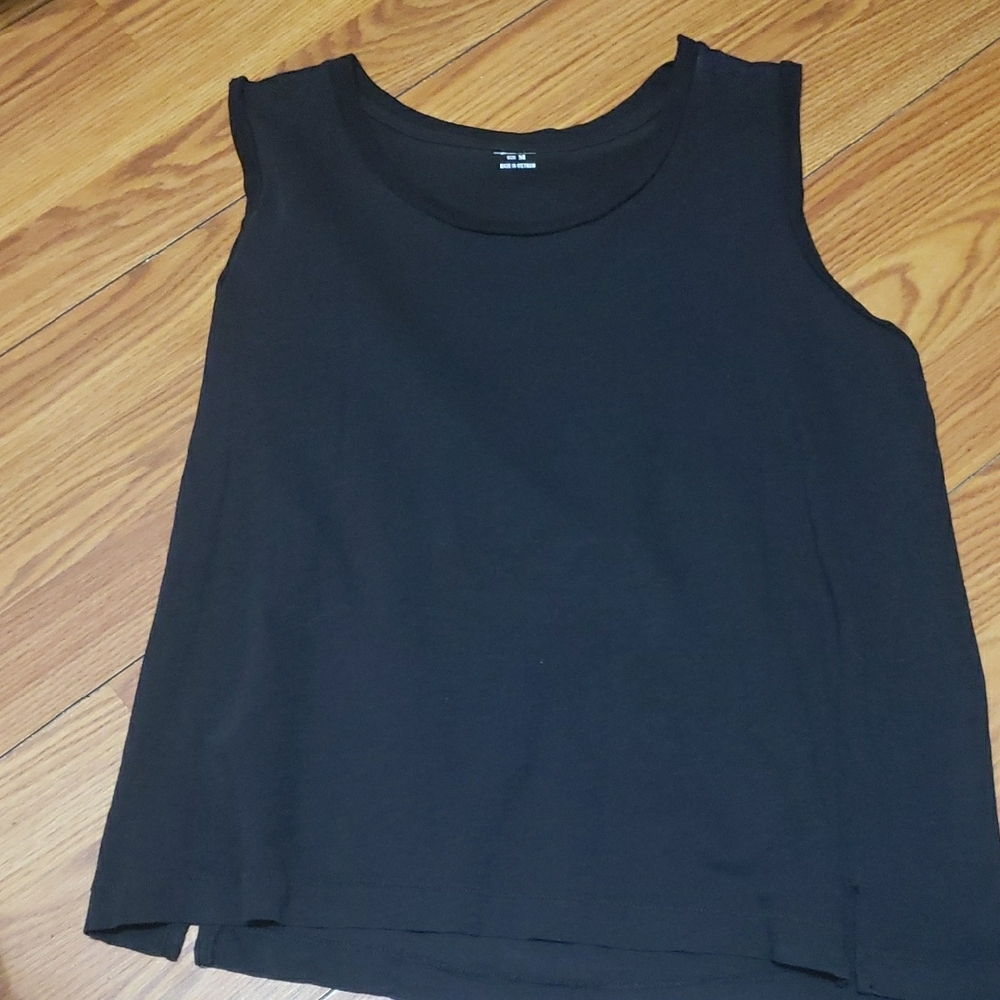 Madewell Women's M Black Sleeveless Summer Vibe Tank Top